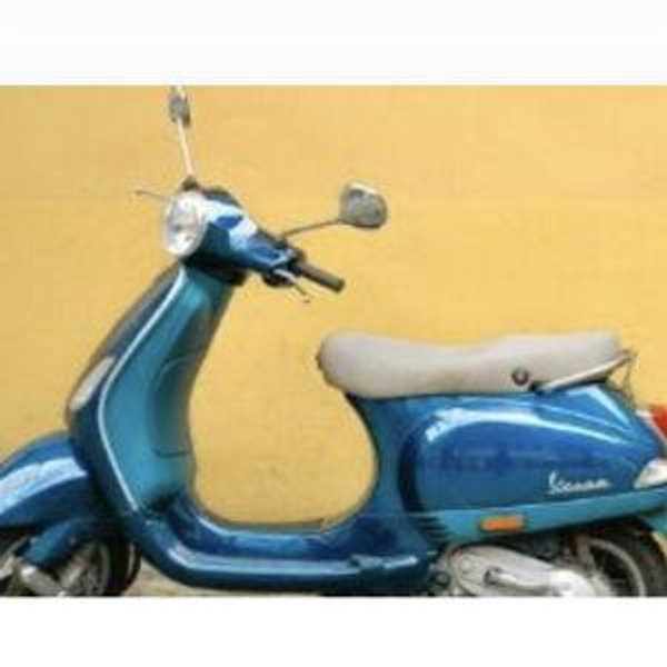 Moped exploring in Sardinia, Italy