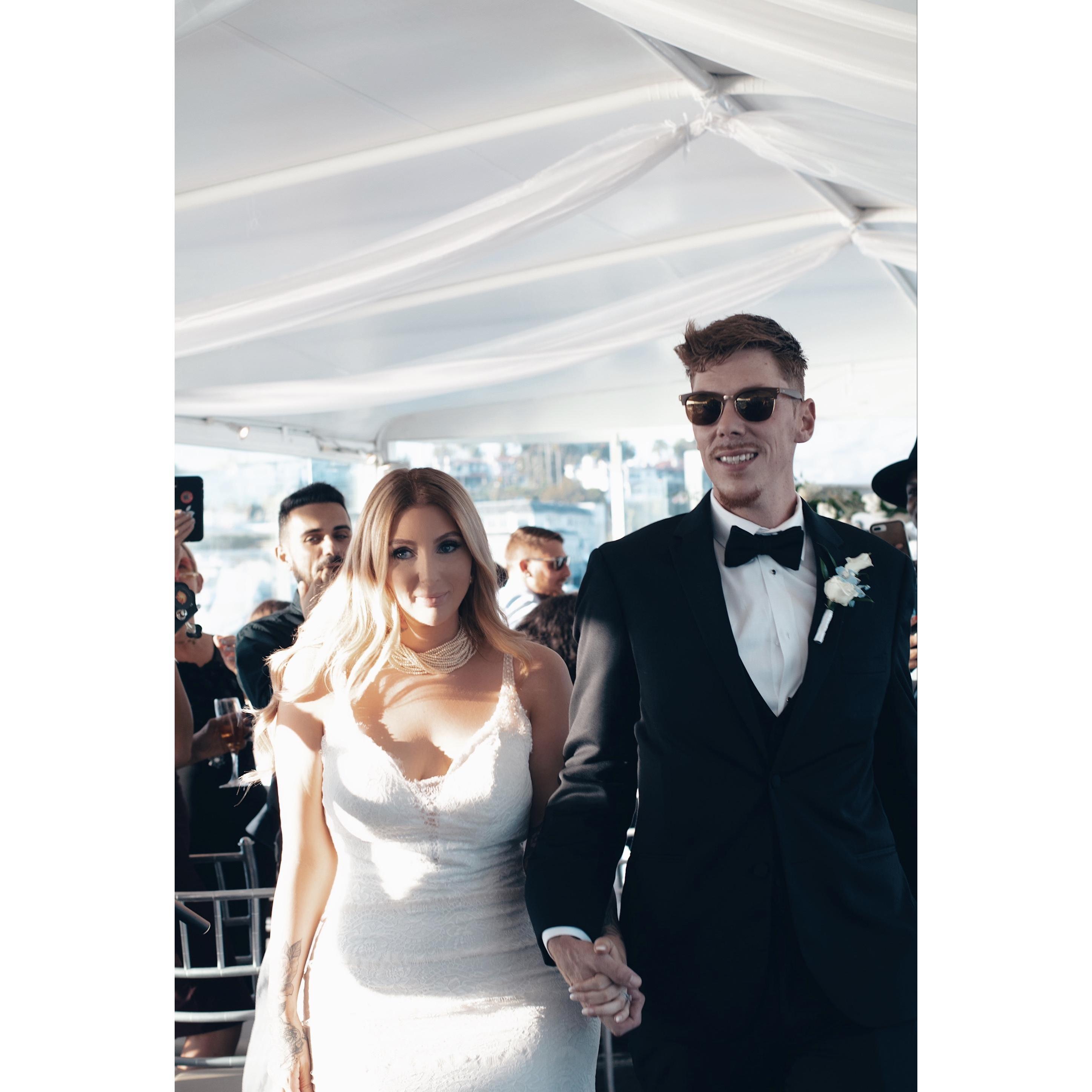 Introducing the newlyweds, Mr. & Mrs. Riley
