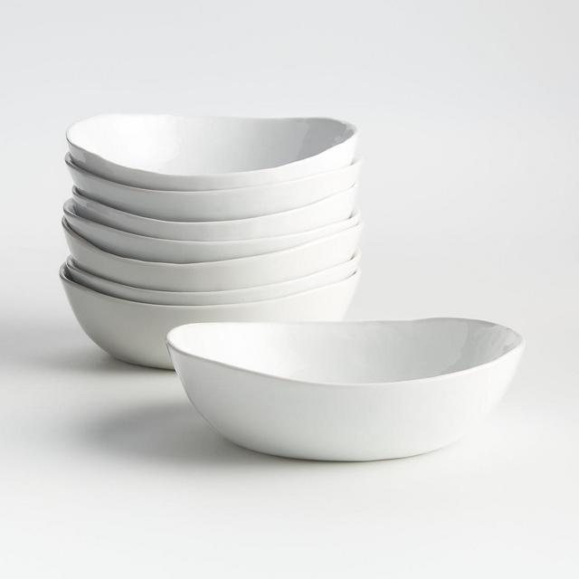 Set of 8 Mercer 8" Low Bowls