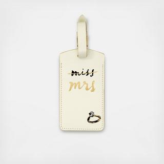Miss to Mrs. Luggage Tag