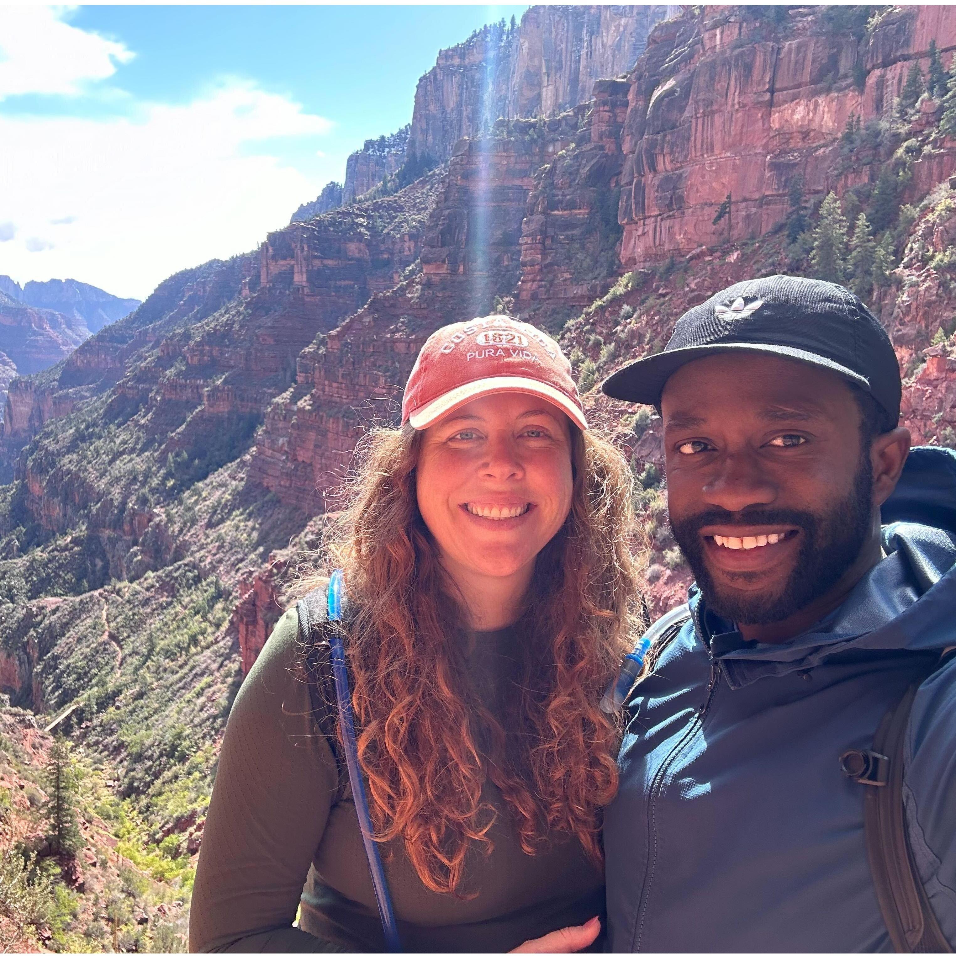 Hiking into the Grand Canyon
