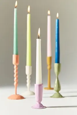 Cora Enamel Candleholders