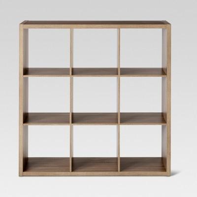 9-Cube Organizer Shelf Weathered Gray 13" - Threshold™