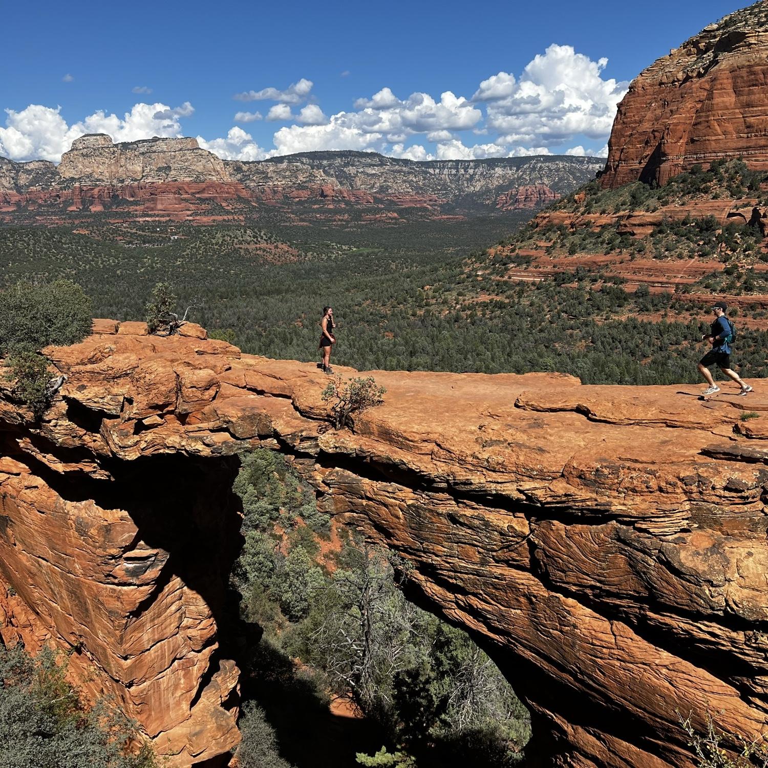 Our first hiking date, Devil's Bridge in Sedona, AZ!