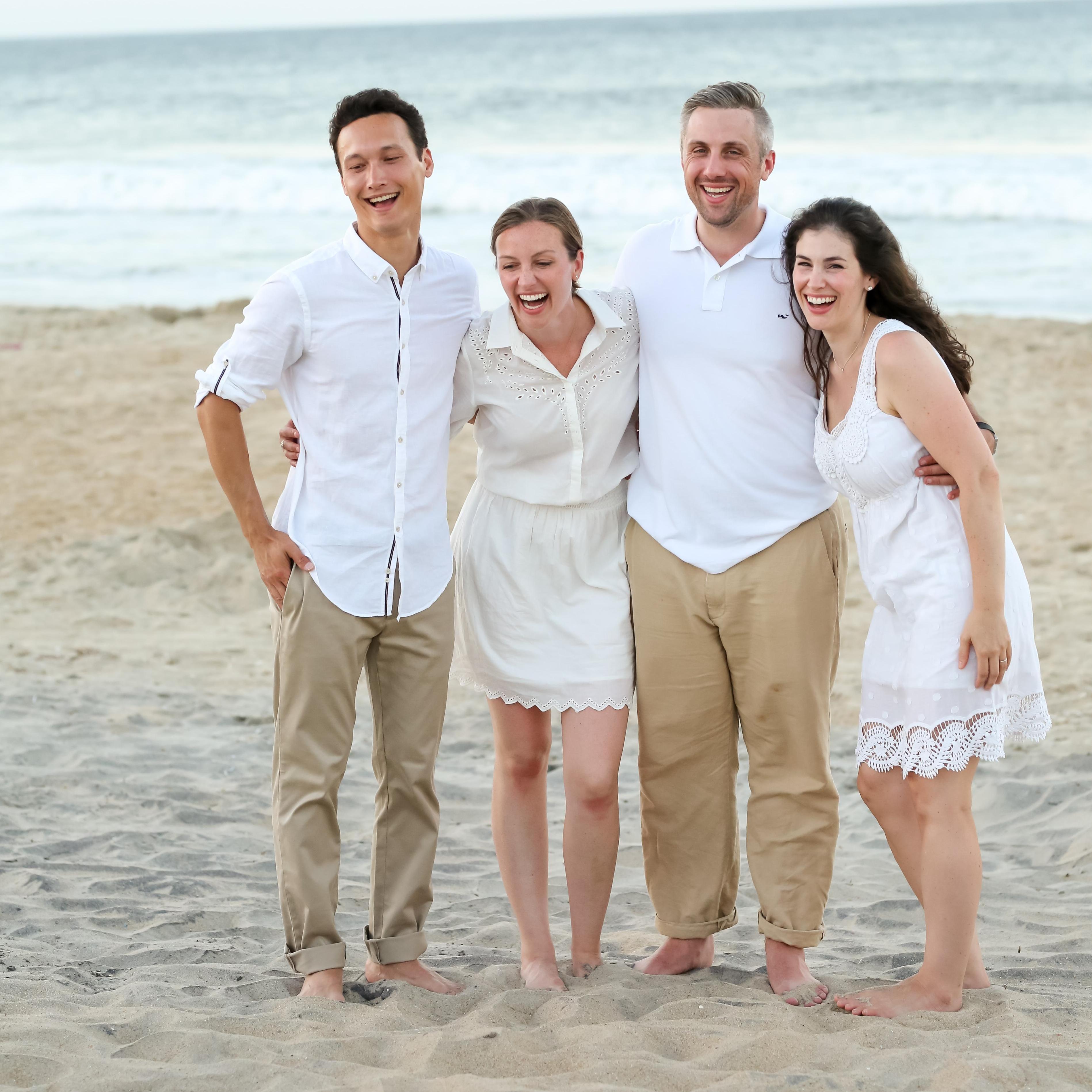 With Anne's brother, John, and sister-in-law, Lauren