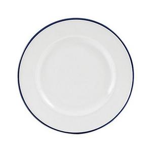 Everyday White® by Fitz and Floyd® Blue Rim Salad Plate