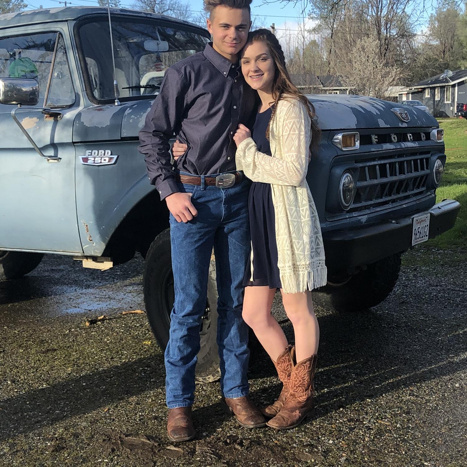 Our first photo together!! Before the winter dance at EHS (2019)