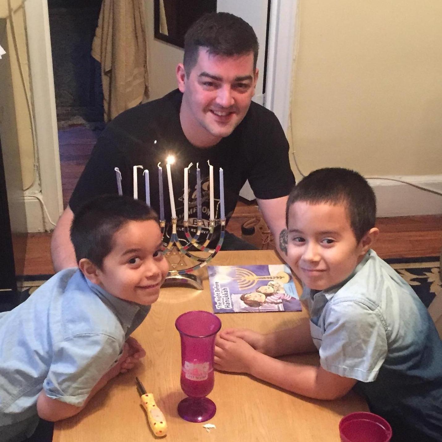 Christmakuh with the Sanchez Ring bearers!