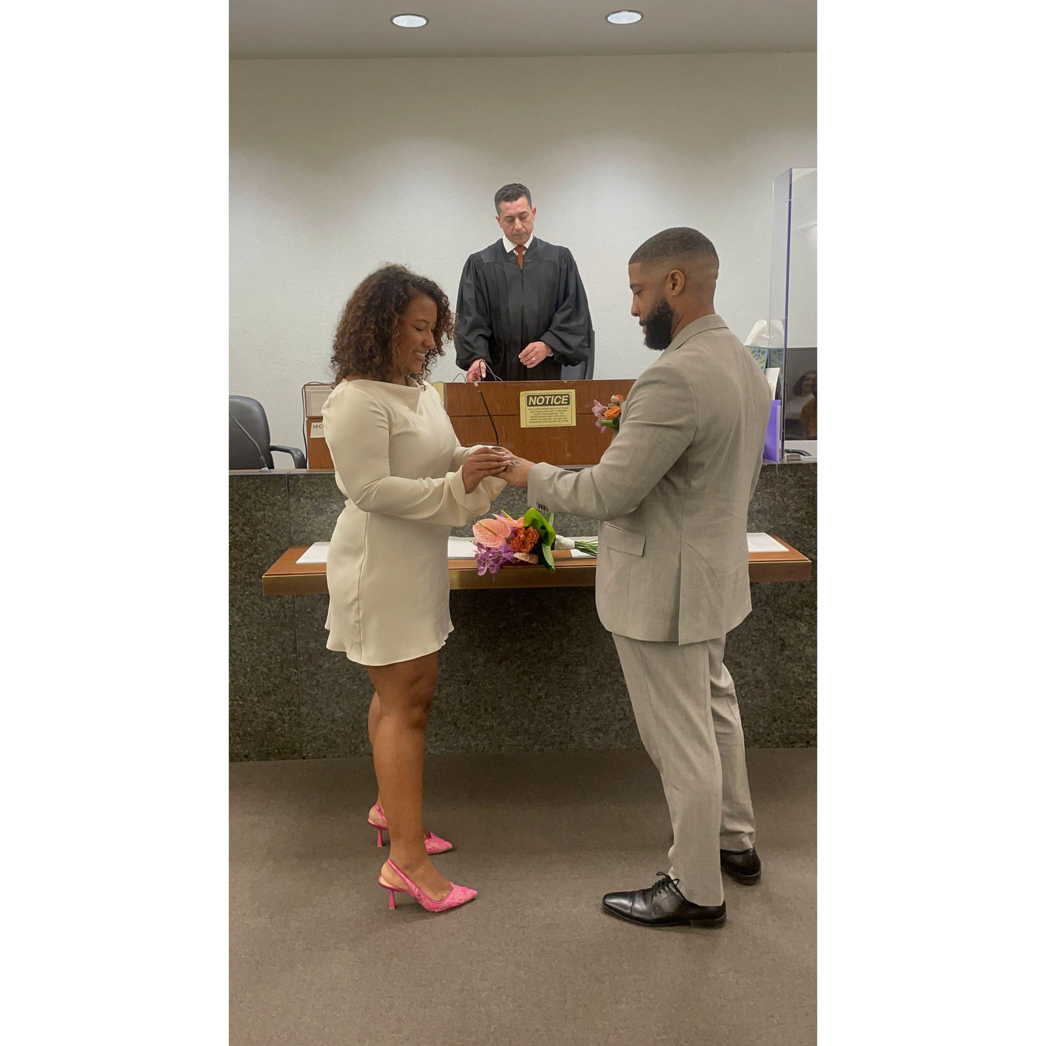 Moments from our wedding