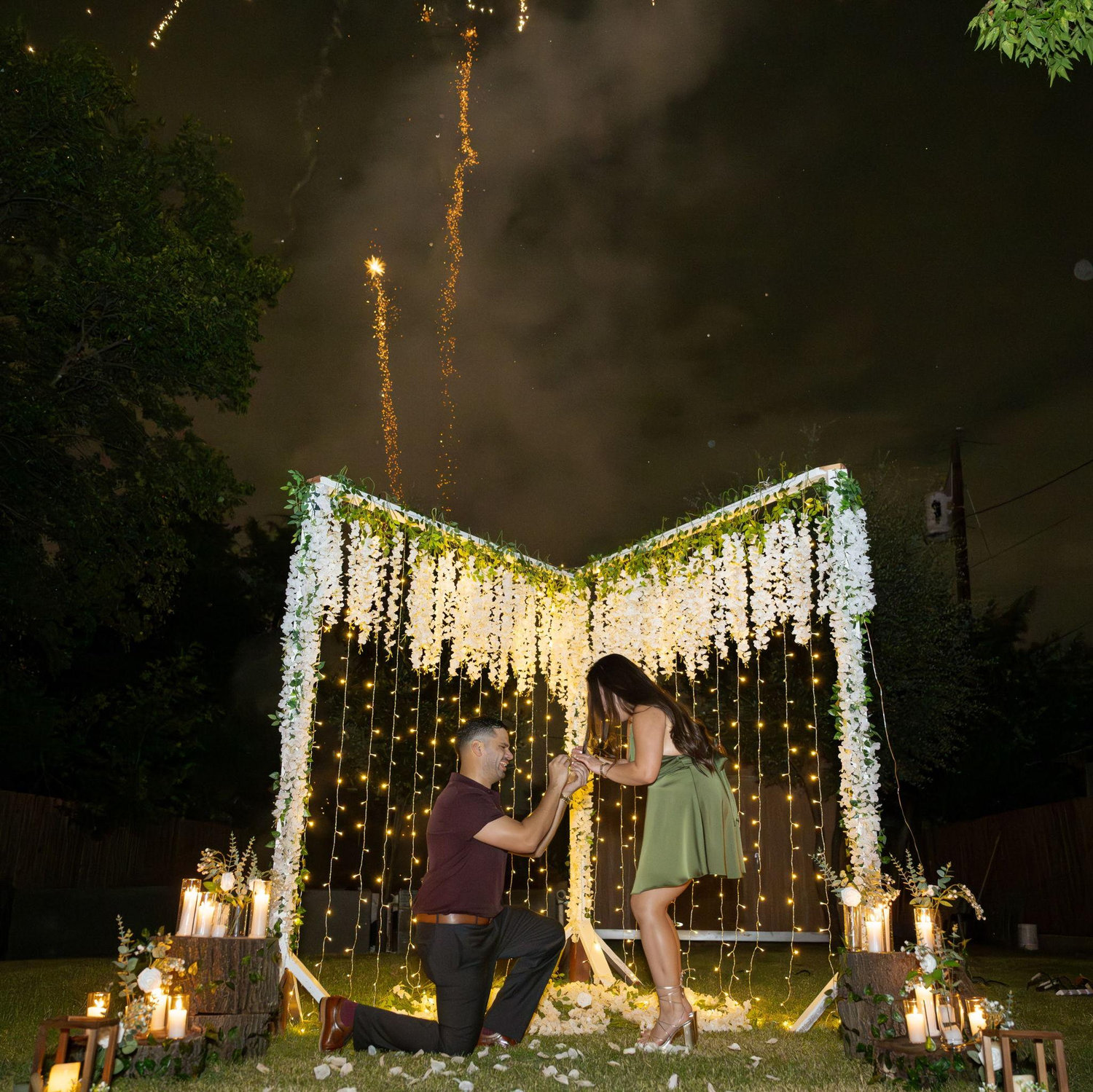 Andres proposed to Isabela on August 29, 2025.