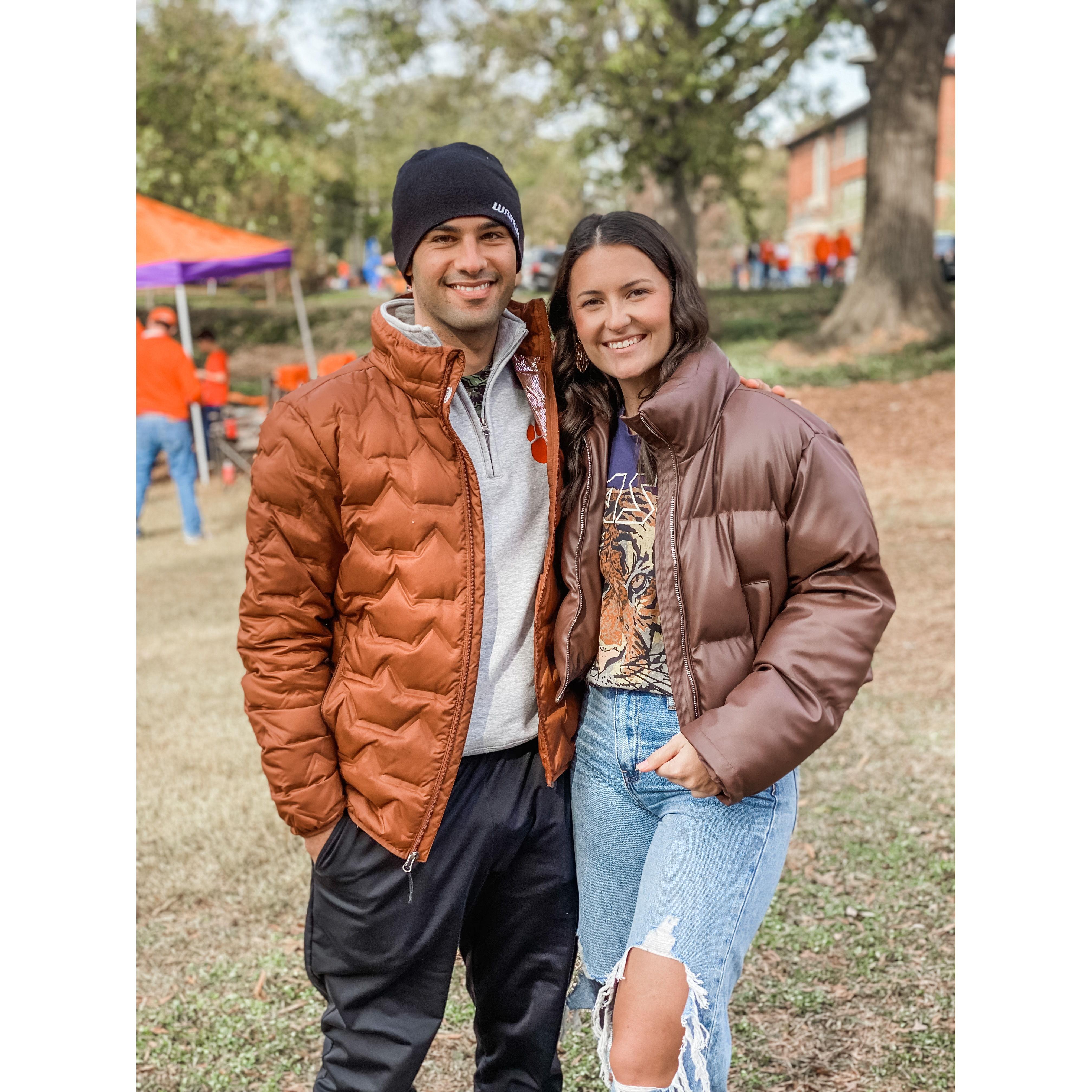 Slowly turning Steve into a Clemson Tiger