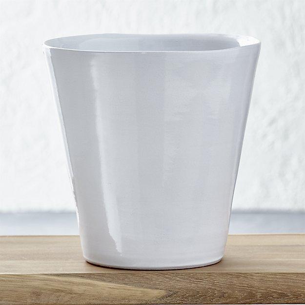 Festive Large White Planter