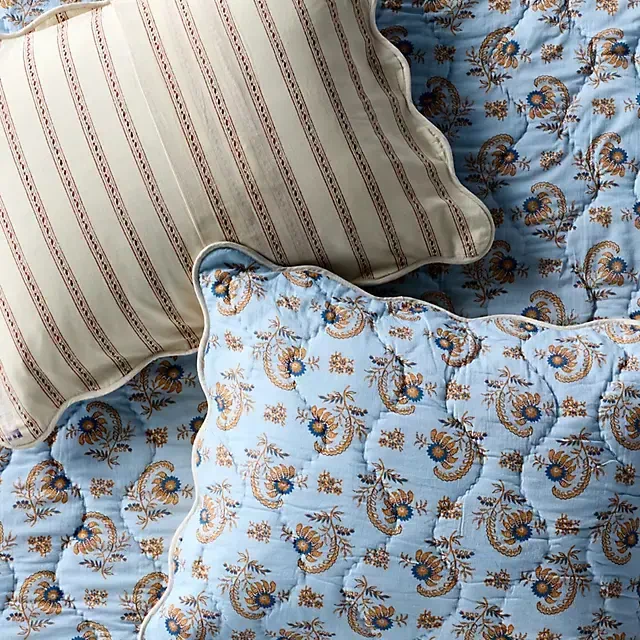 Iluka 100% Cotton Gauze Shams, Set of 2