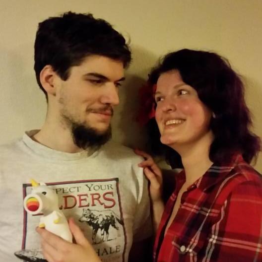 This photo pretty much describes our way of flirting.