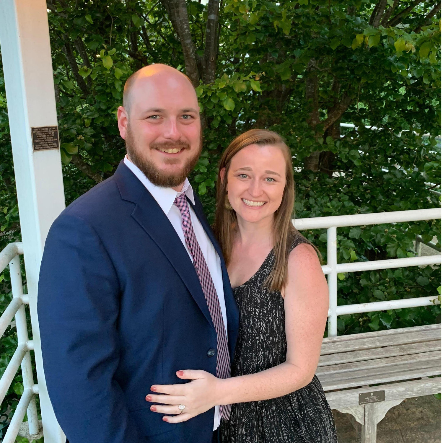 Celebrating a friend's wedding