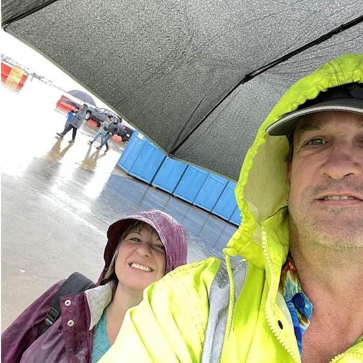 Joint Base McGuire-Dix-Lakehurst for the air show - in the rain