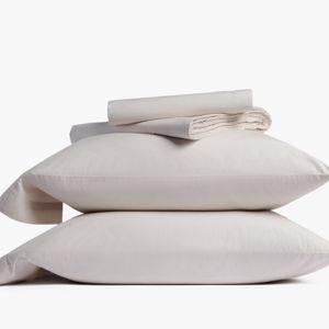 Queen Casual Organic Cotton Sheet Set - Parachute for Target (Parchment)
