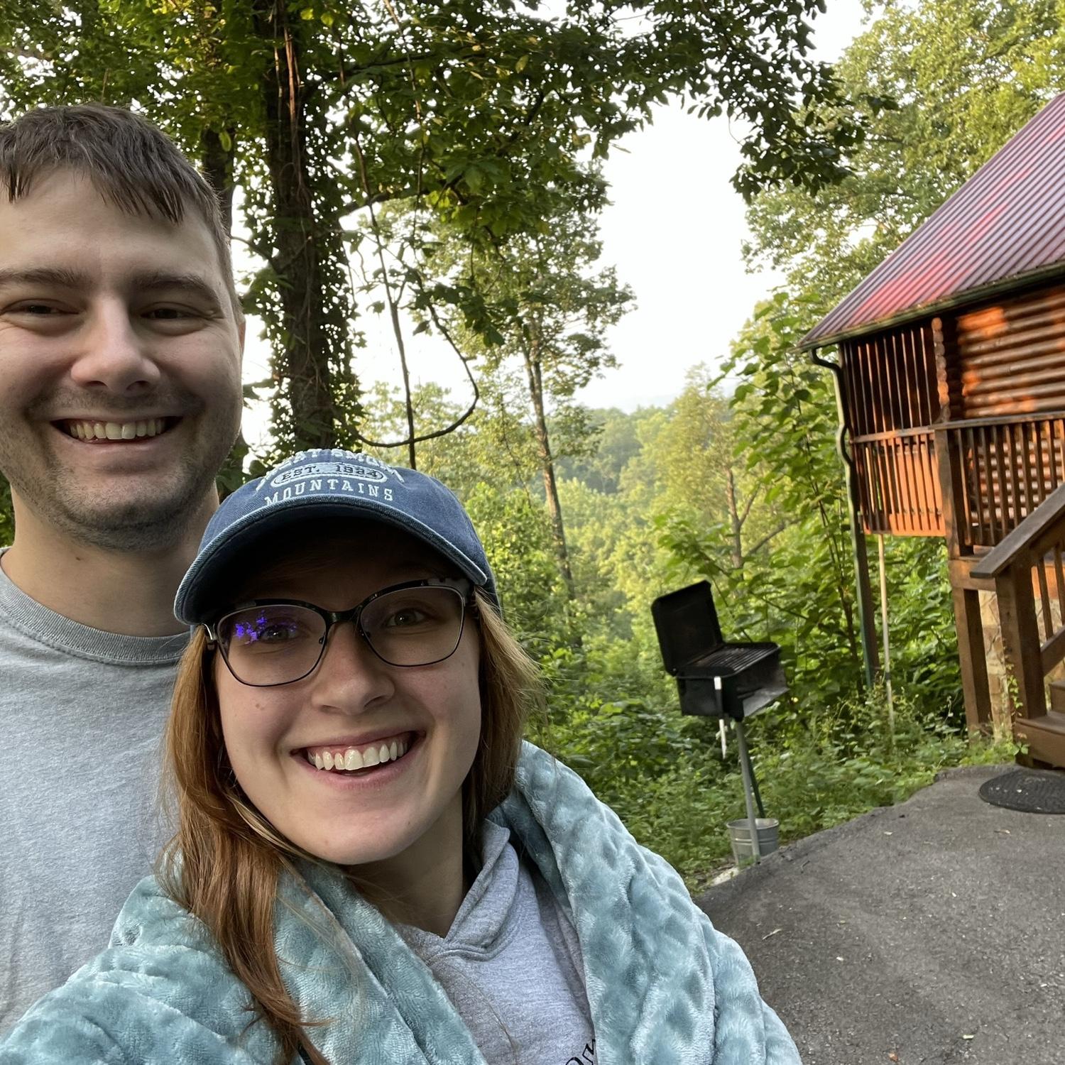 Our cabin we stayed in Gaitlinburg, TN
