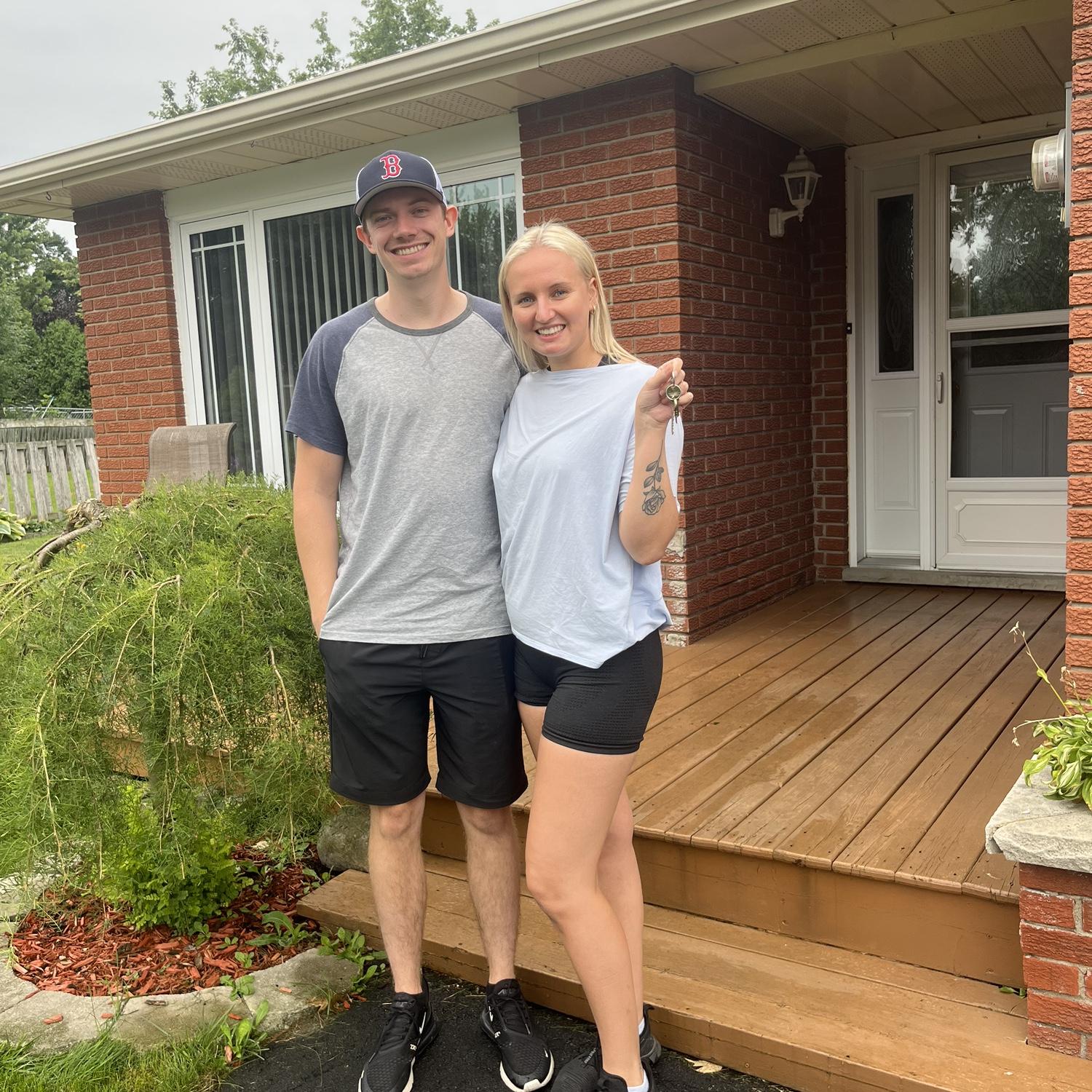 August 2023 - Alex and Makenna moved into their first house