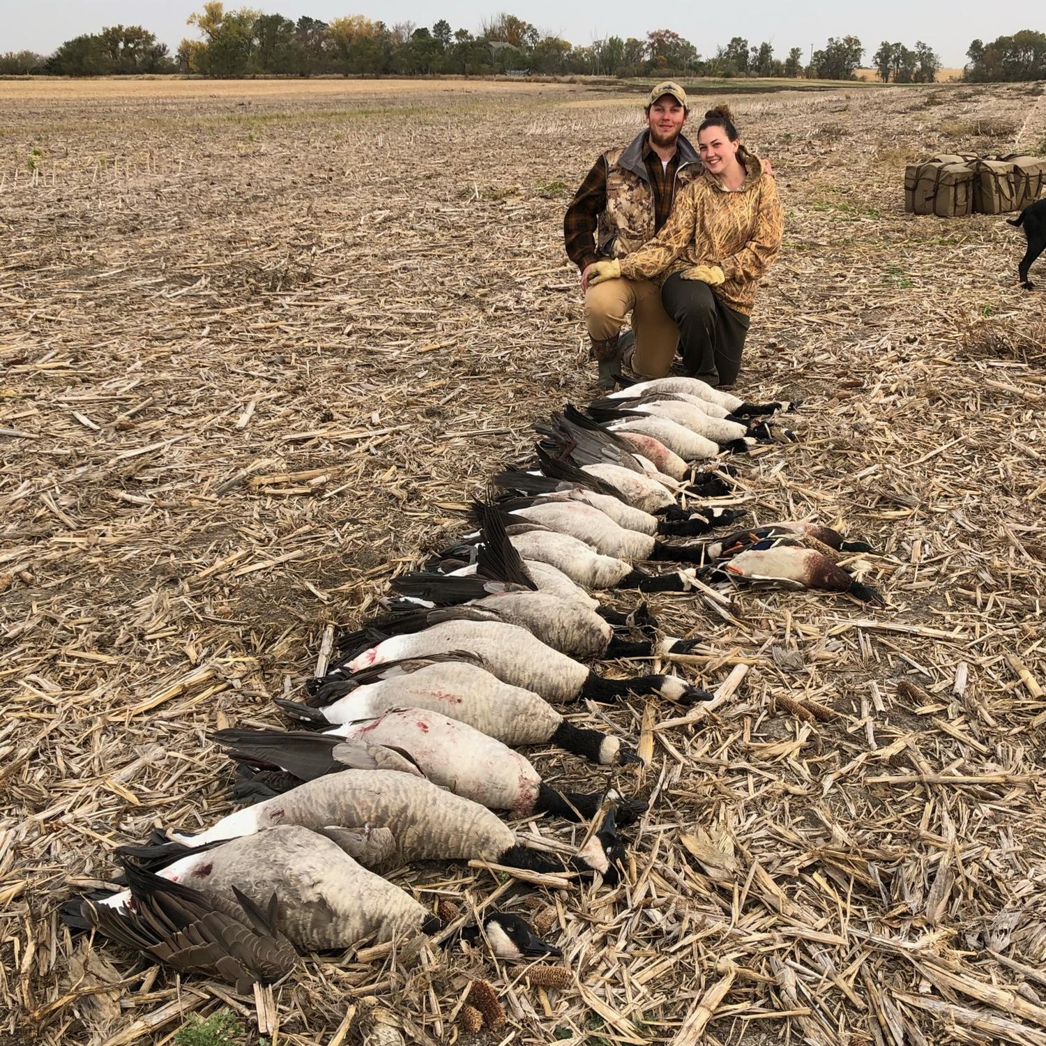 Isaac took me hunting for the first time ever! -B