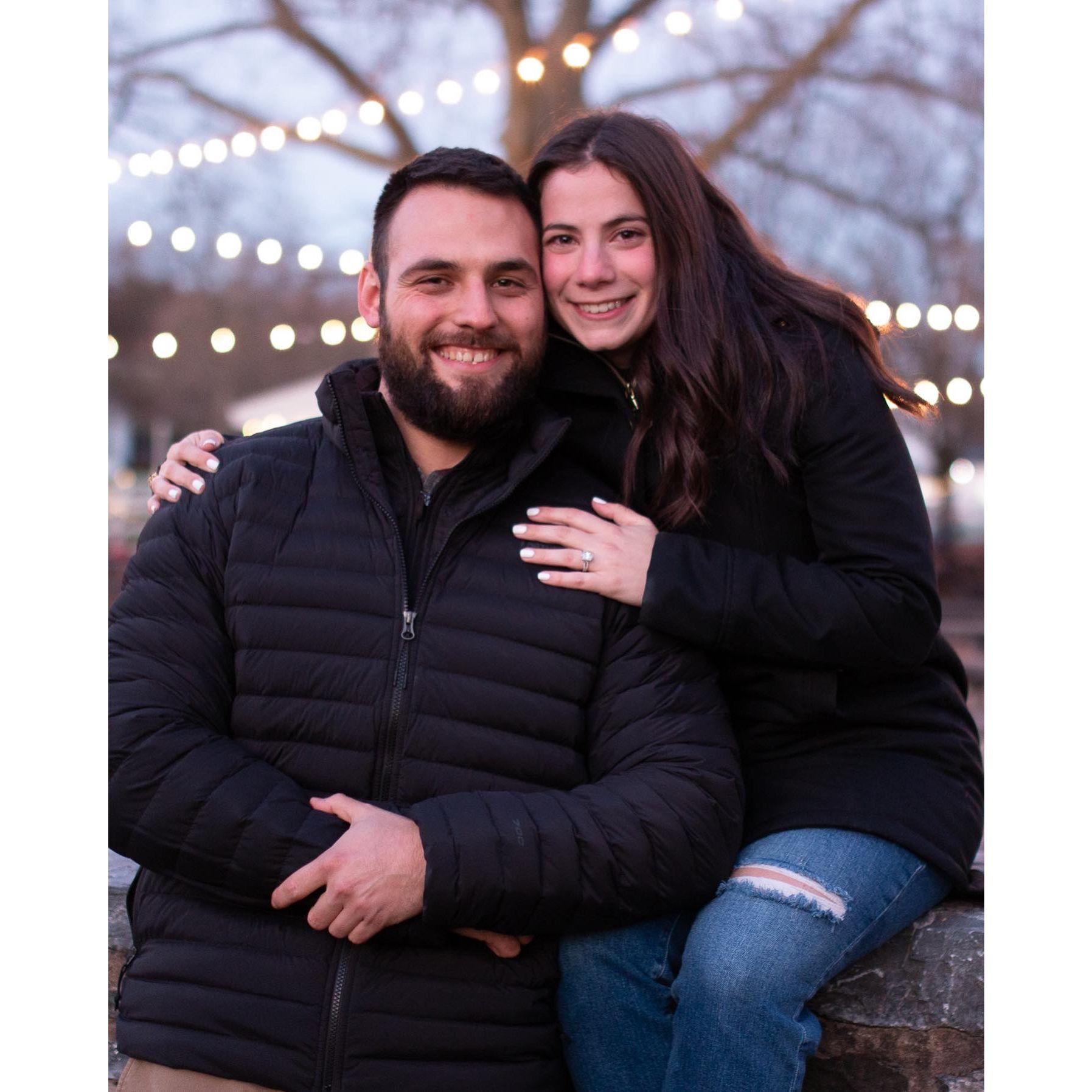 Right after our engagement!
