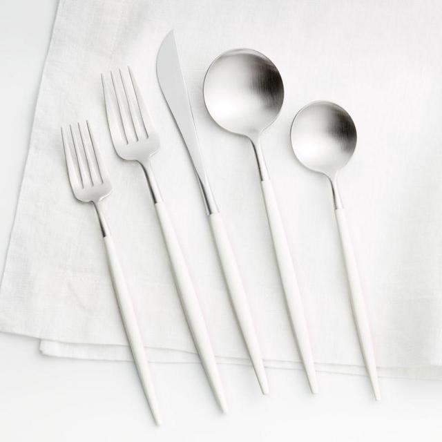 Aero White 20-Piece Flatware Set