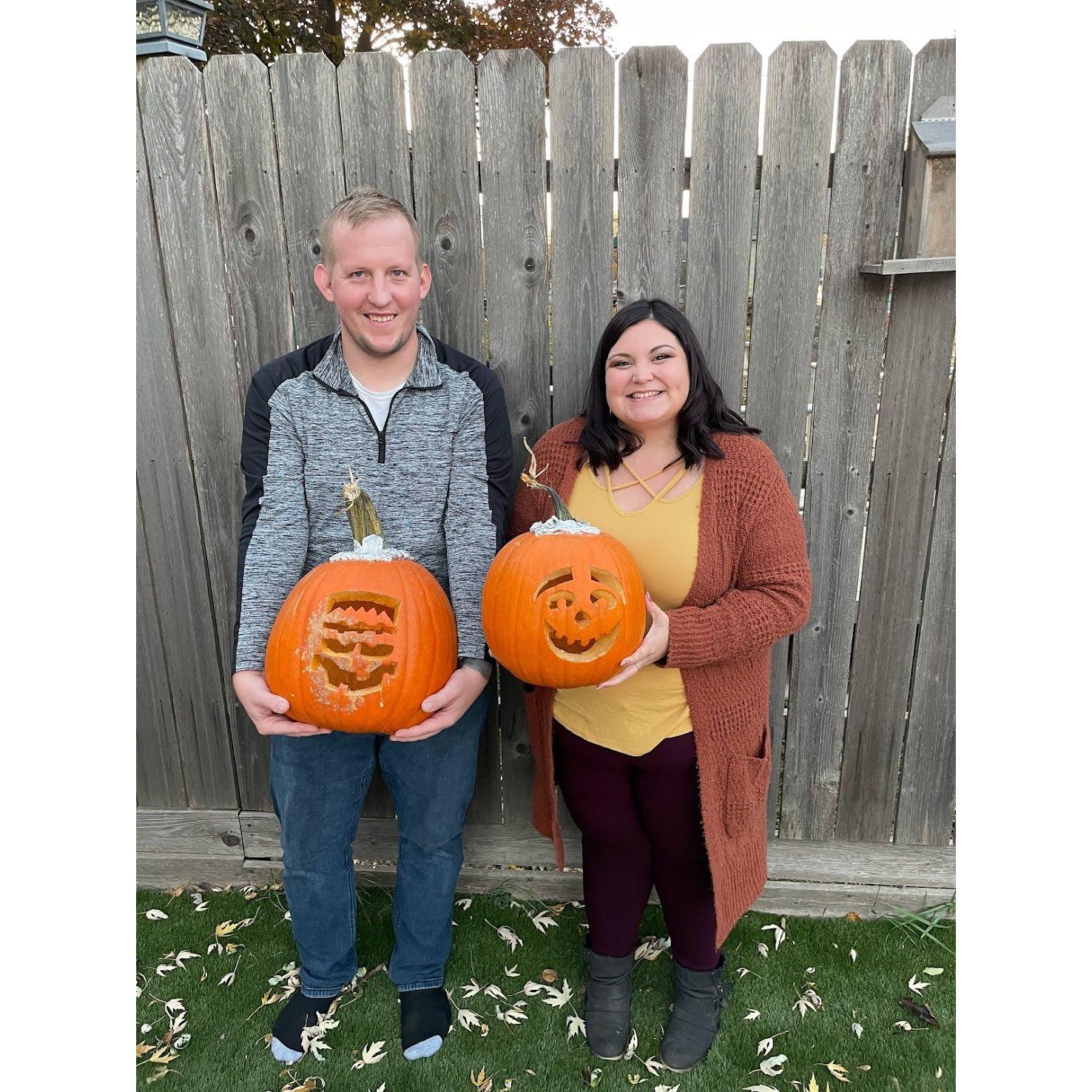 Our pumpkin carvings in 2022!