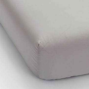 400-Thread-Count Organic Cotton Percale Fitted Sheets