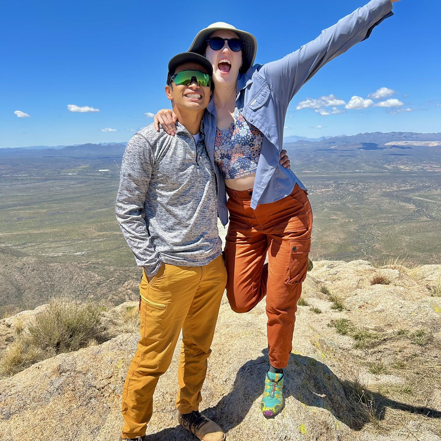 Made the yearly trek to the top of Elephant Head in Arizona.