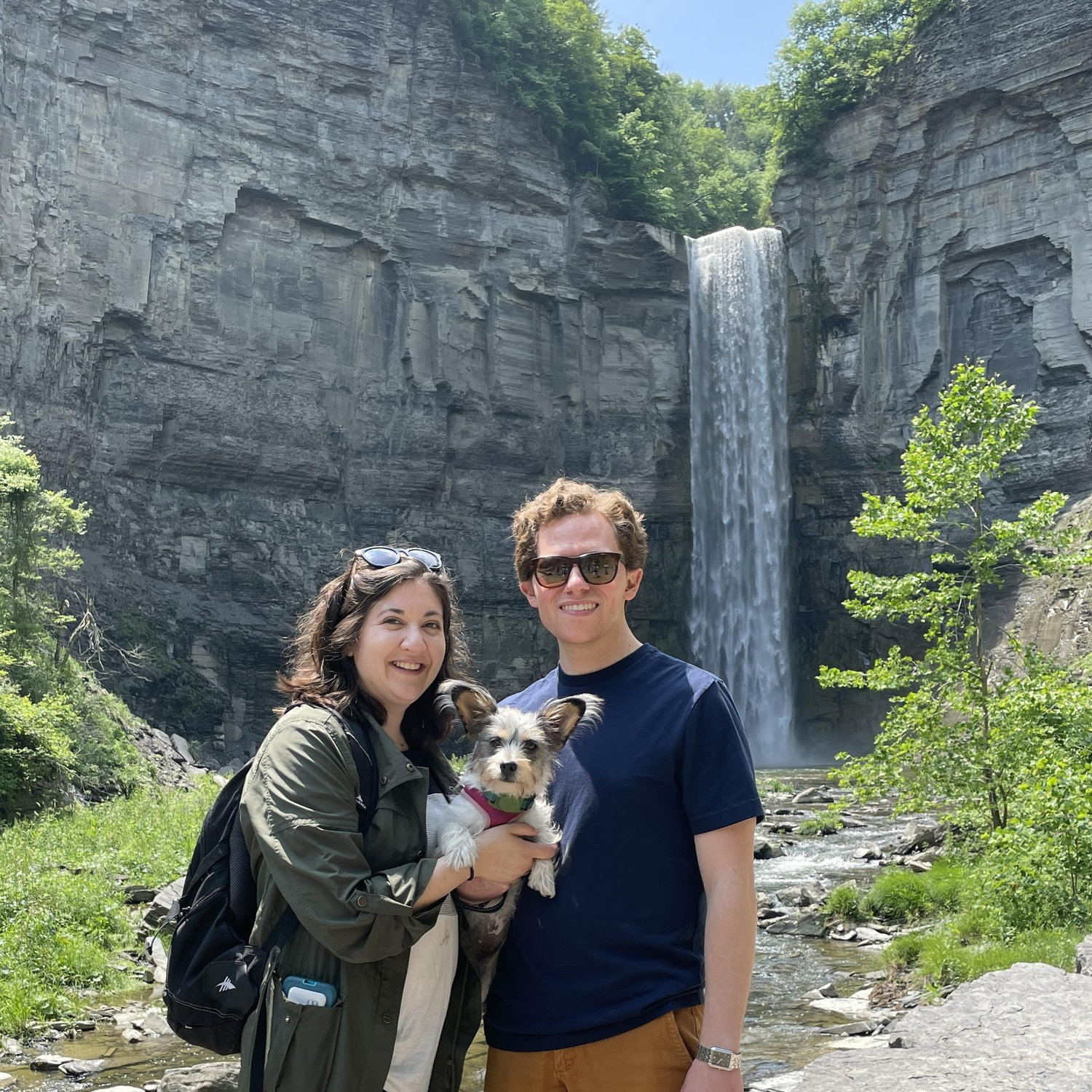 Ithaca, where absolutely neither Kevin or Amy went to college, is a favorite vacation spot, and now for Clover too.