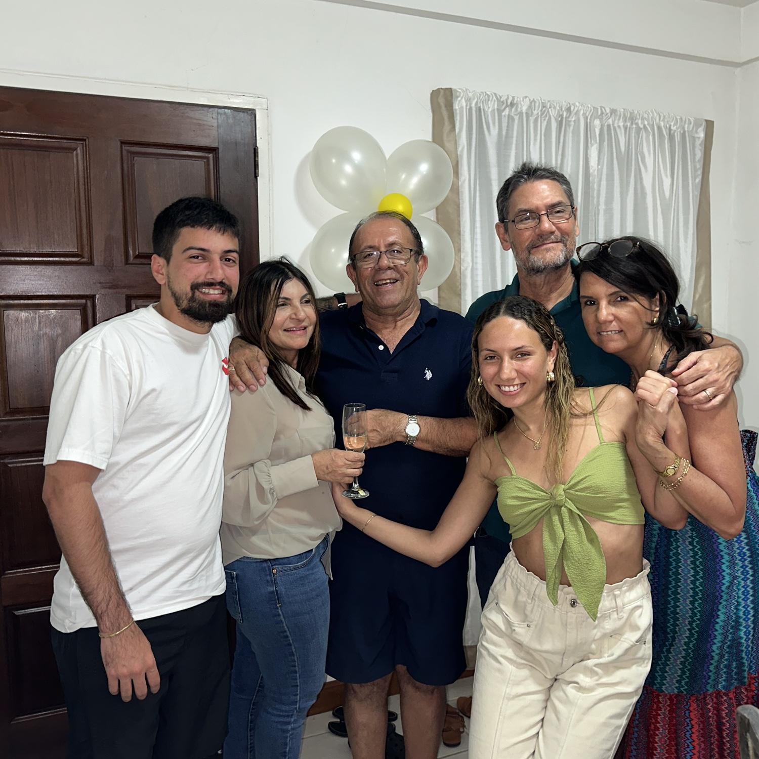 One of the last dinners of our visit to Trinidad before we headed back to Belgium