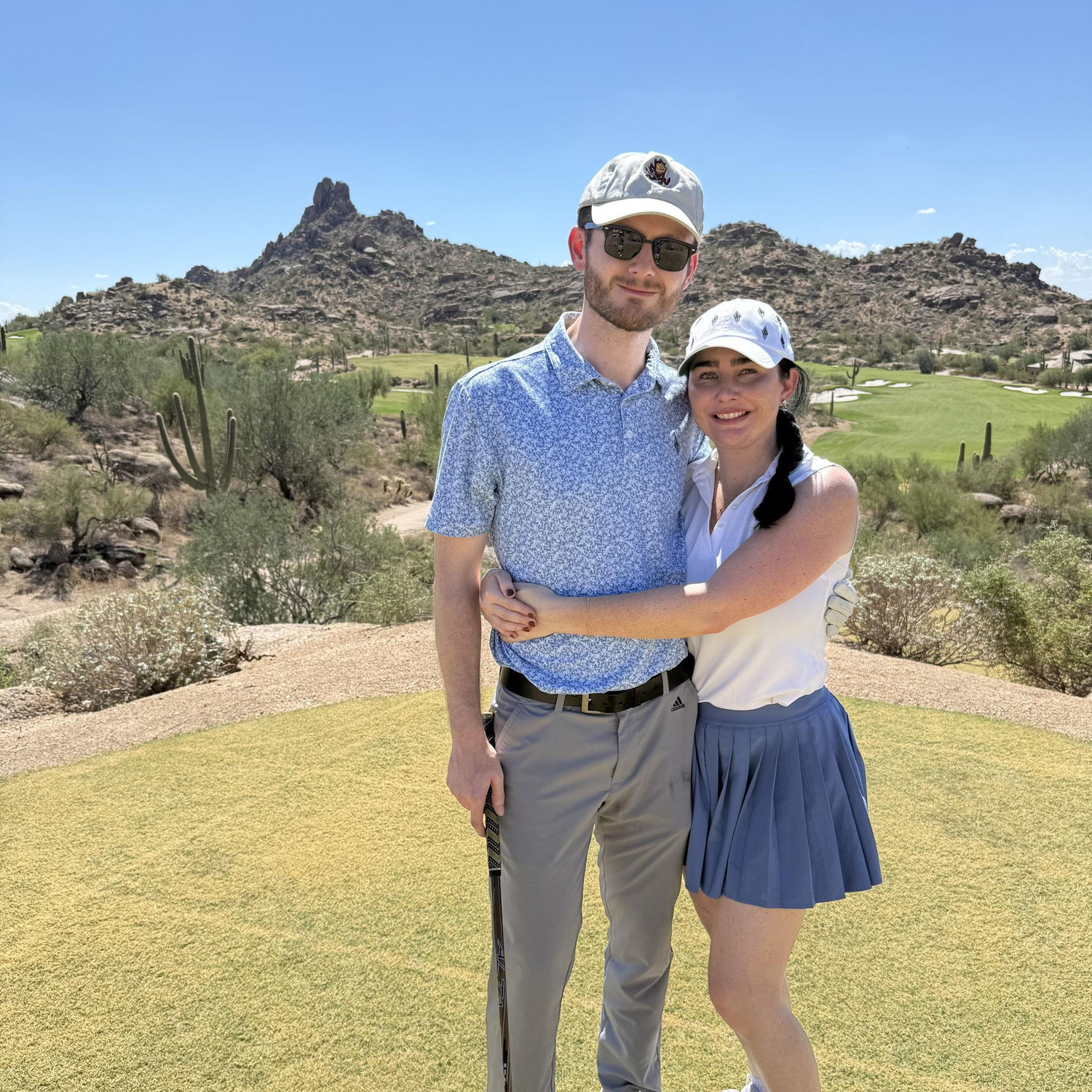 We love golfing together :)