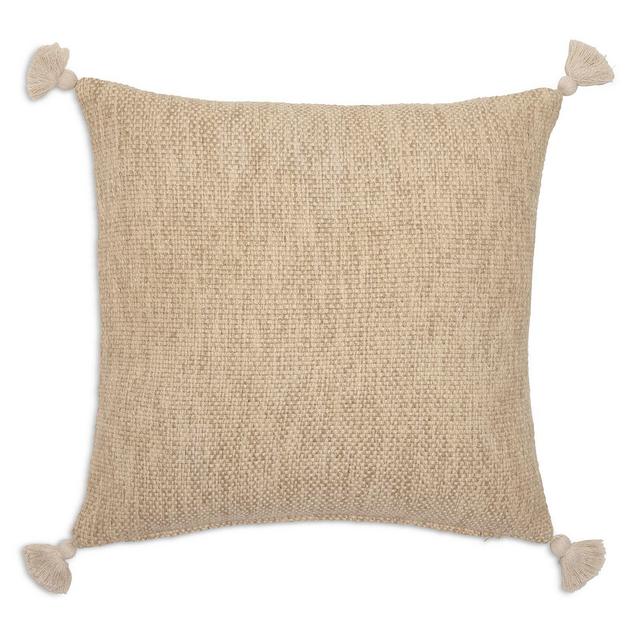 John Robshaw Woven Sand Decorative Pillow, 22" x 22"