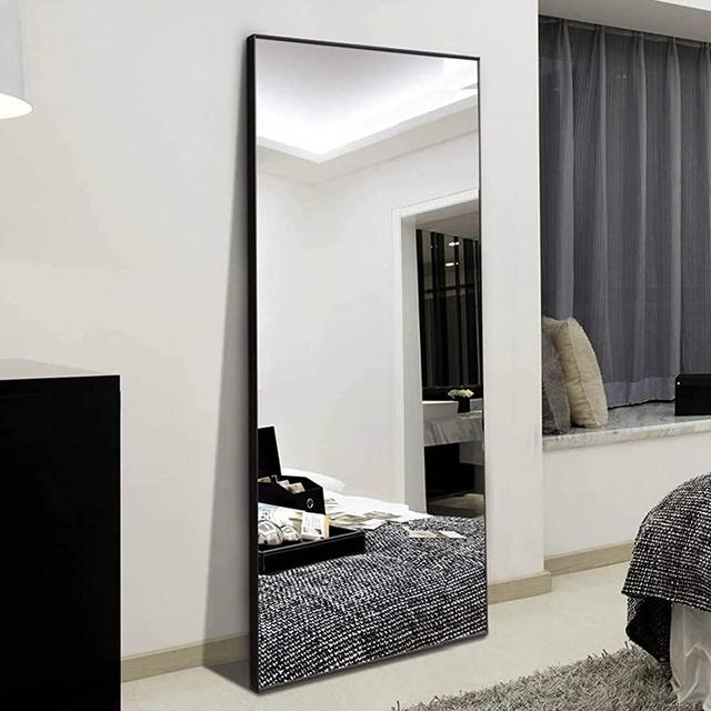 Hans & Alice 65"x24" Full Length Mirror Bedroom Full Body Mirror Standing or Hanging