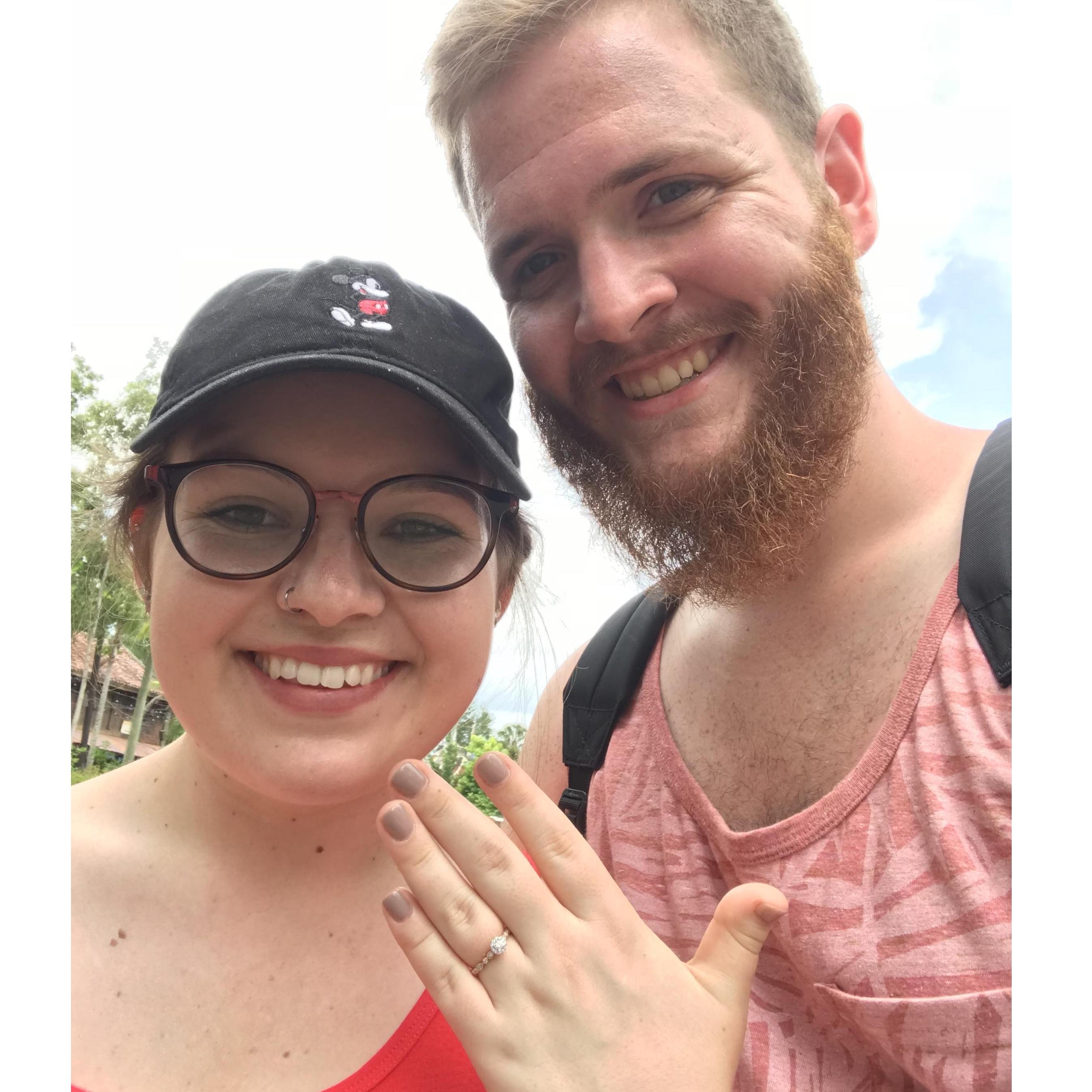 I said "yes!" at the happiest place on earth!