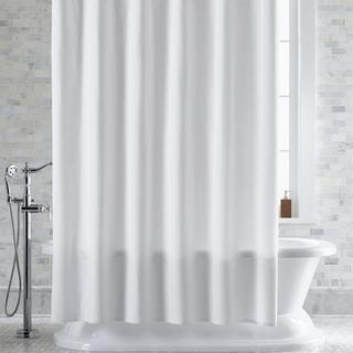 Pebble Matelasse White Shower Curtain