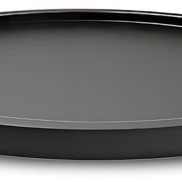 14" Black Bamboo Lazy Susan Organizer Kitchen Turntable for Cabinet Pantry Table Organization