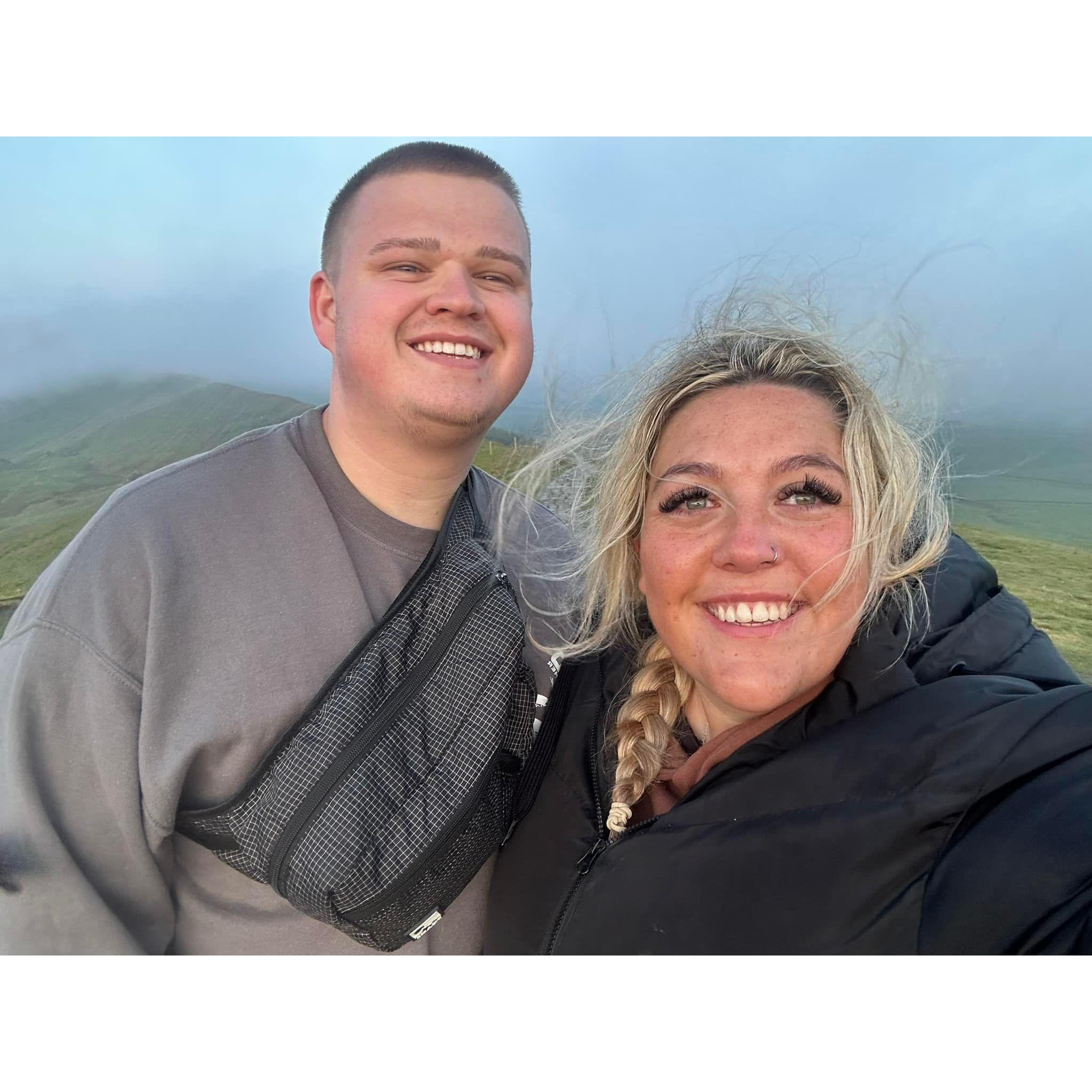 When he asked me to marry him..