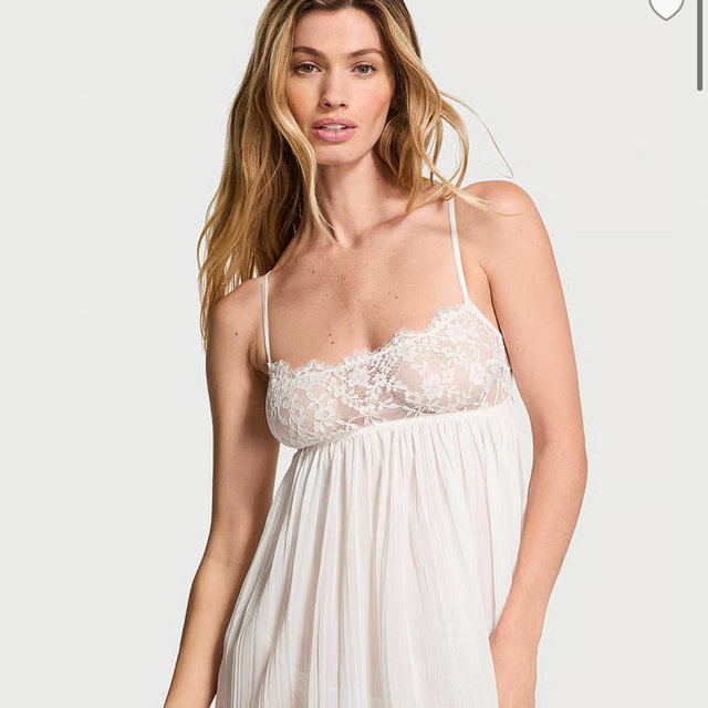 Dare to Dream Lace Pleated Babydoll Set