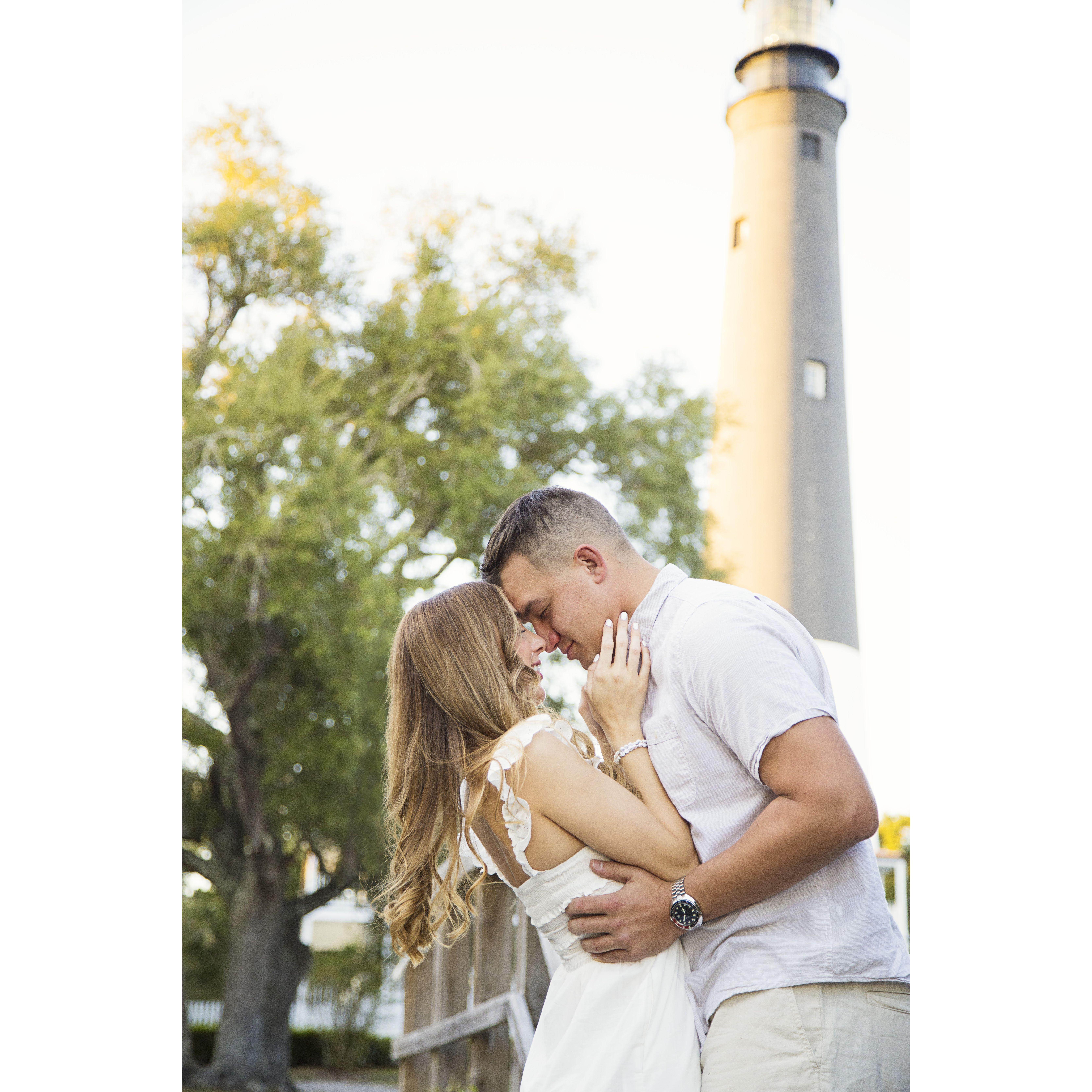  We first said I love you at the top of this lighthouse.