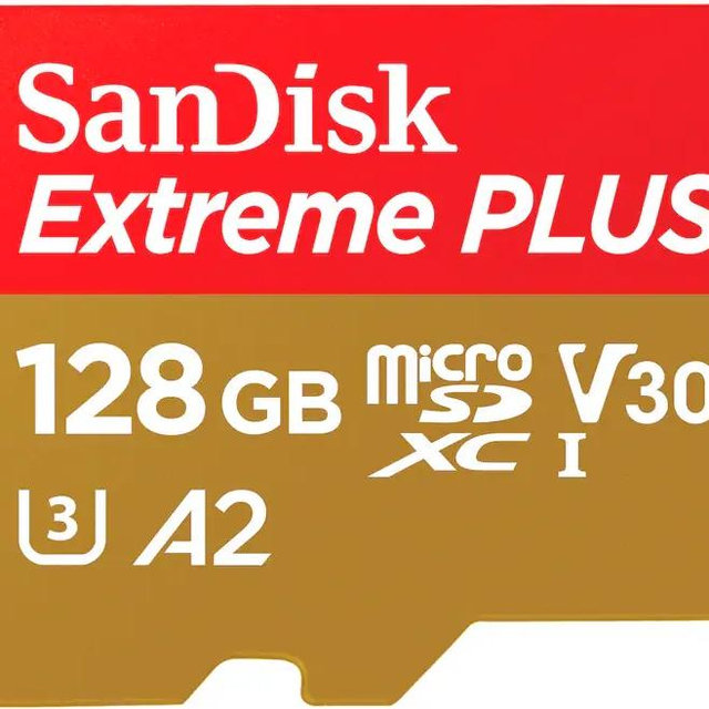 SanDisk - Extreme PLUS 128GB MicroSDXC UHS-I Memory Card