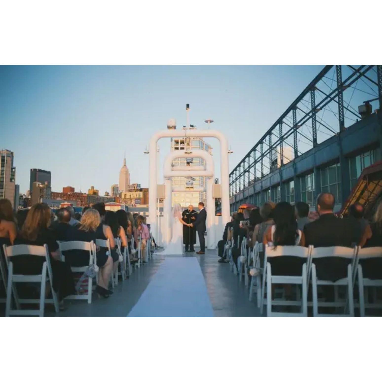 The top deck where the wedding ceremony will be conducted
