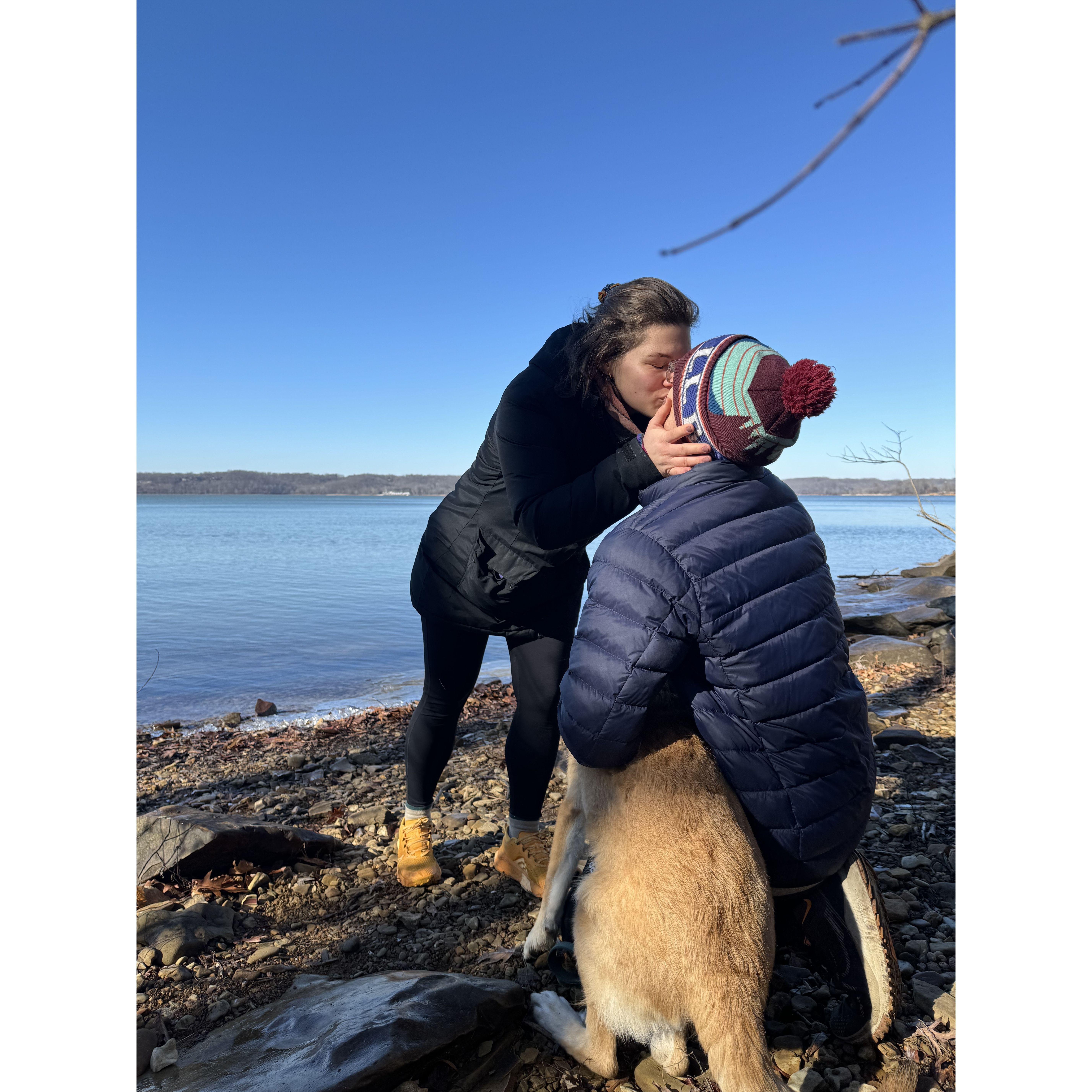 Feb 2024 - When Pete proposed!