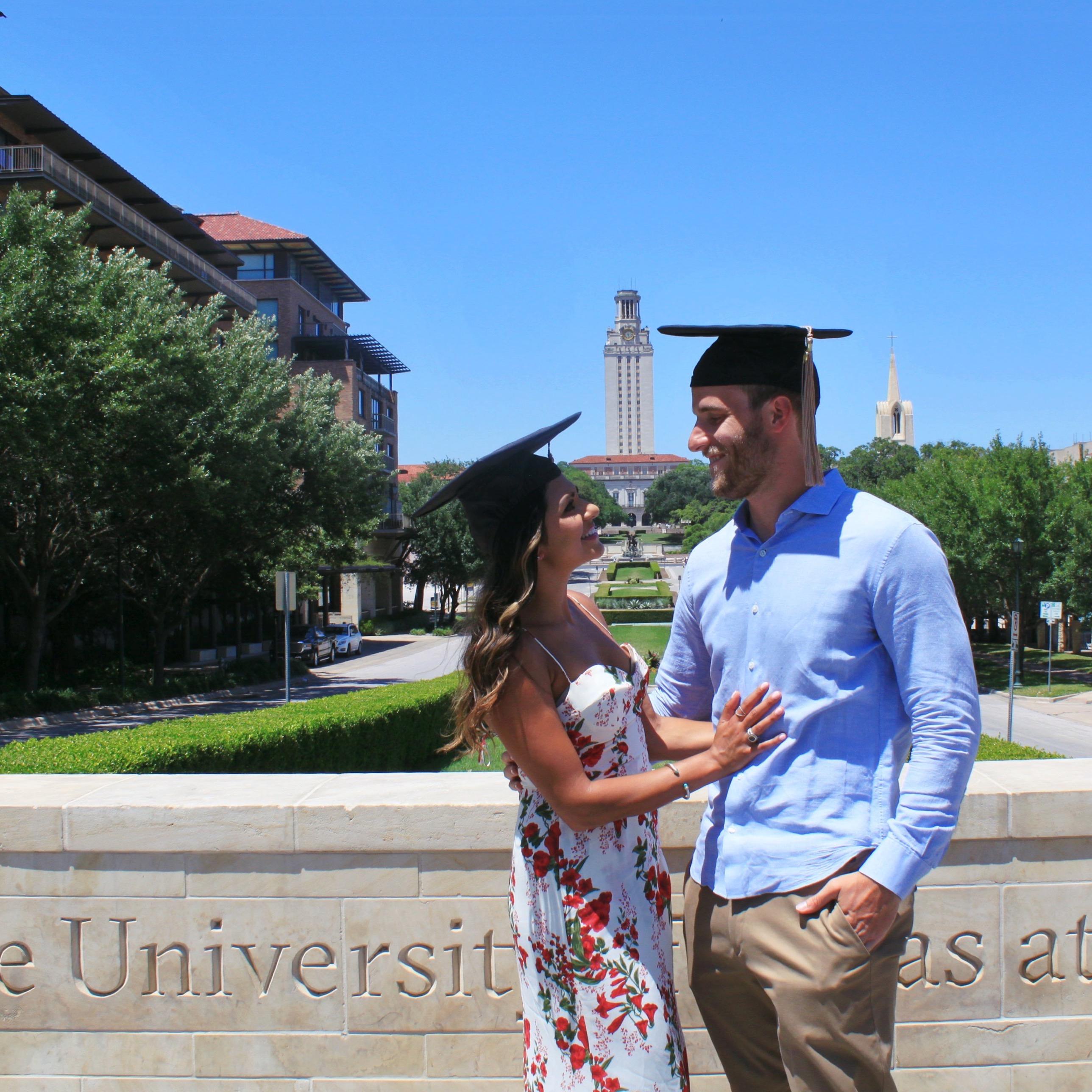 McCombs graduation, during COVID...