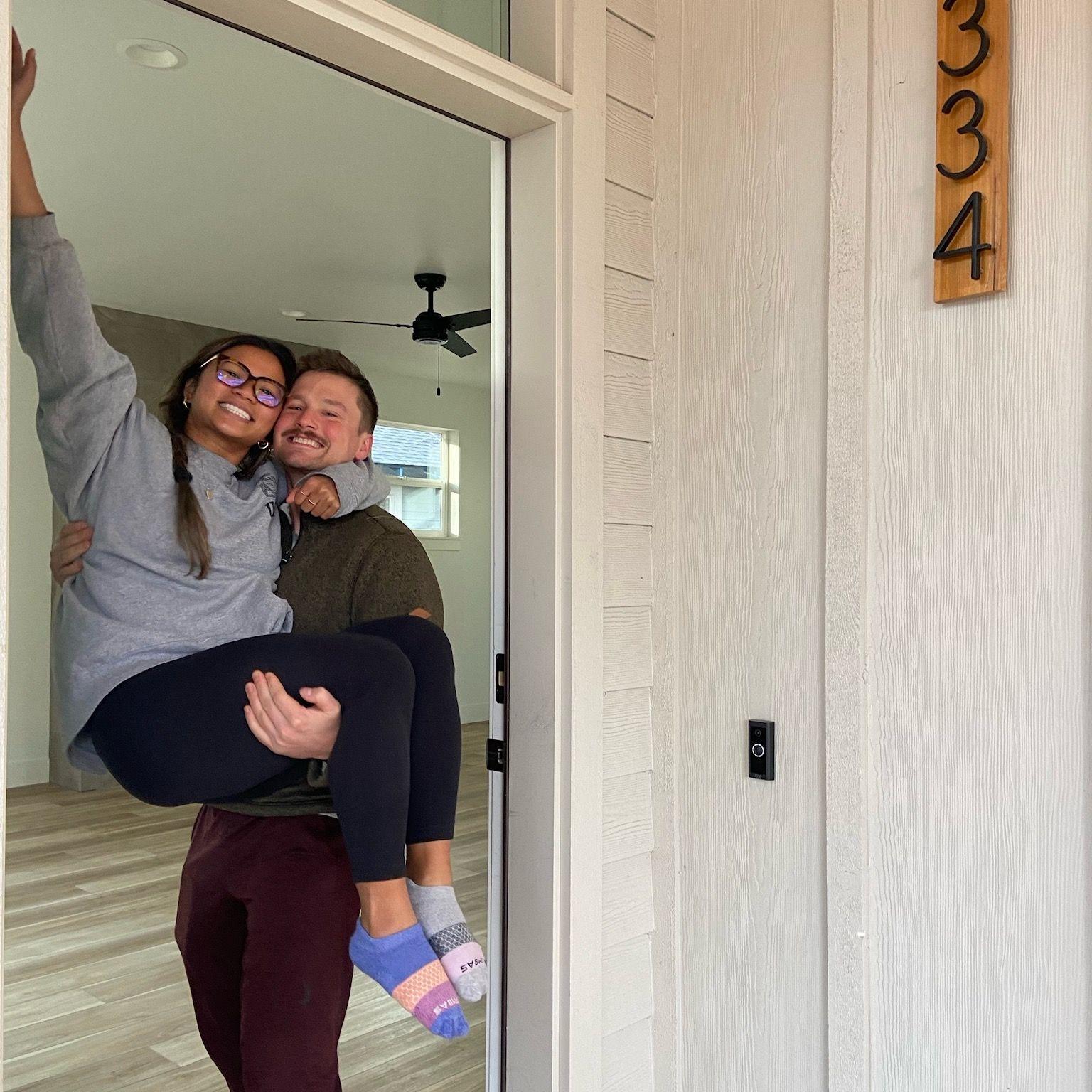 The day we moved to Bend and moved into our HOUSE