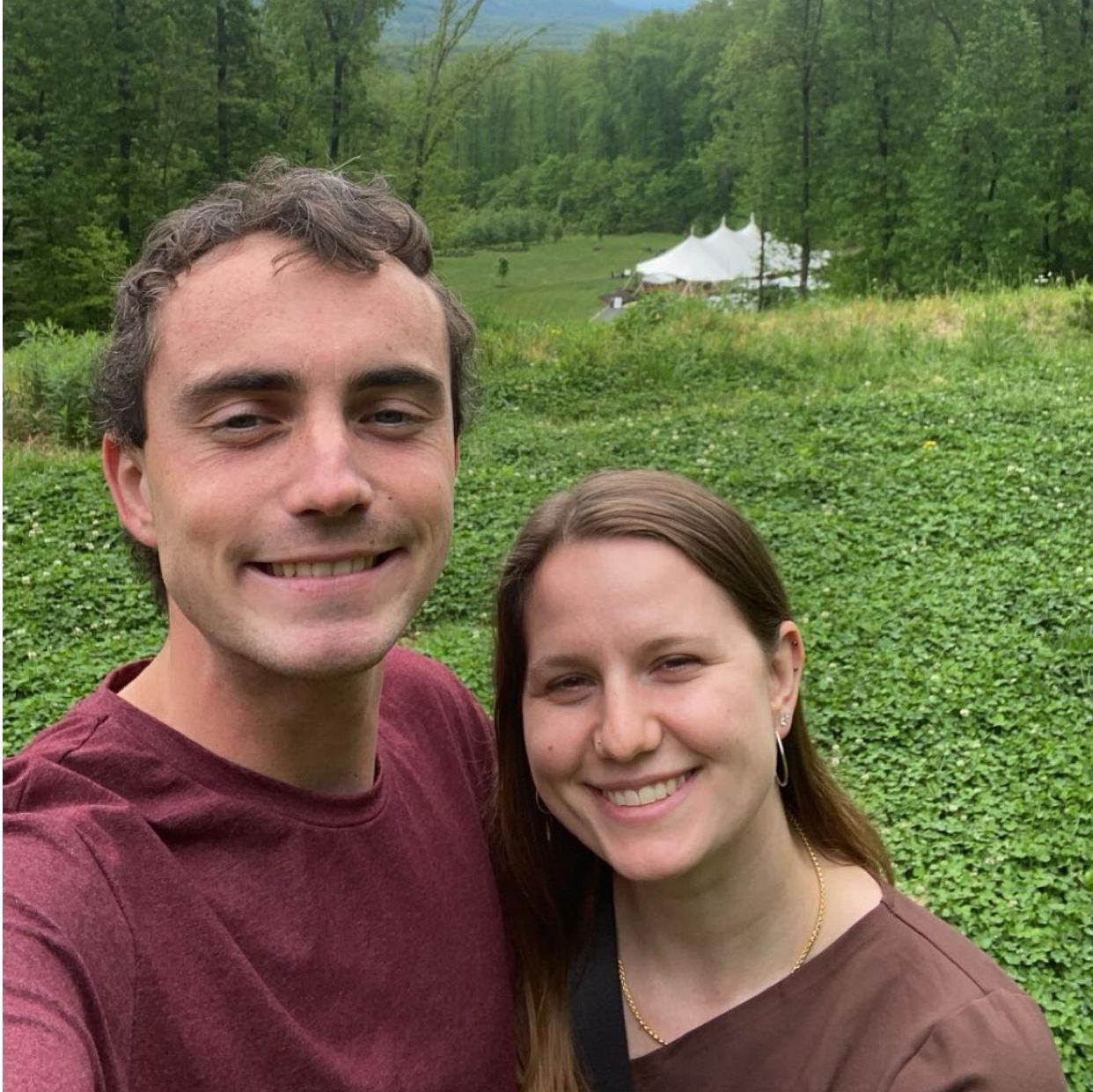Celebrating two years together in Charlottesville, VA!