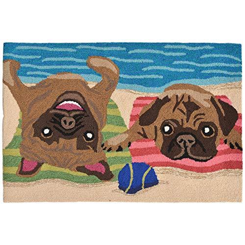Liora Manne Whimsy Beach Bums Rug, Indoor/Outdoor, Scatter Size, Multicolored