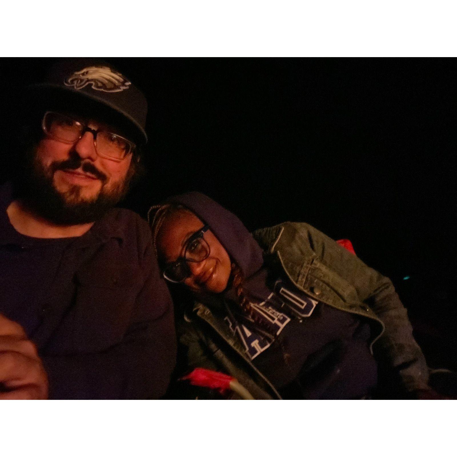 Sitting by the campfire, 2021