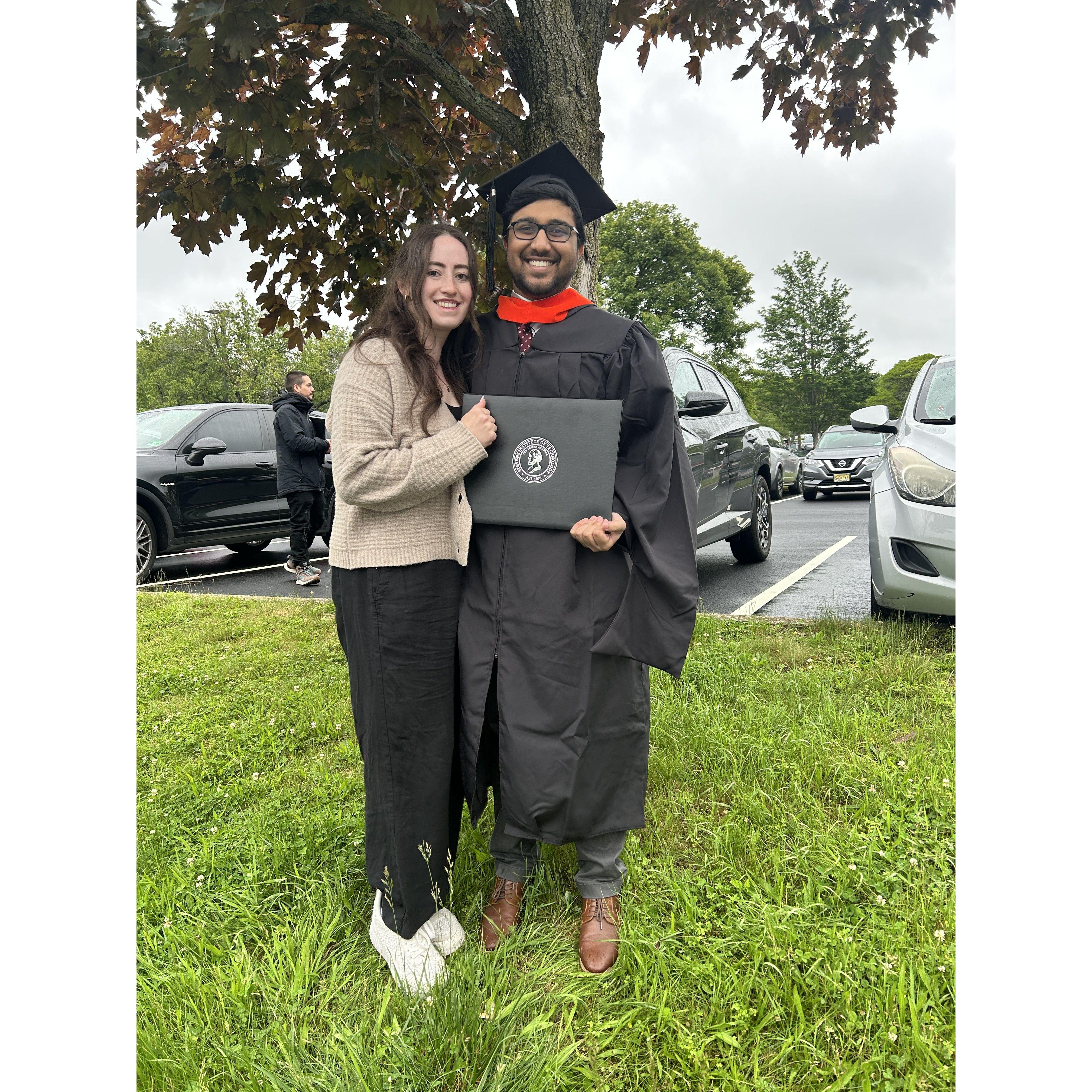 Reetom's graduation from Stevens! May 2025