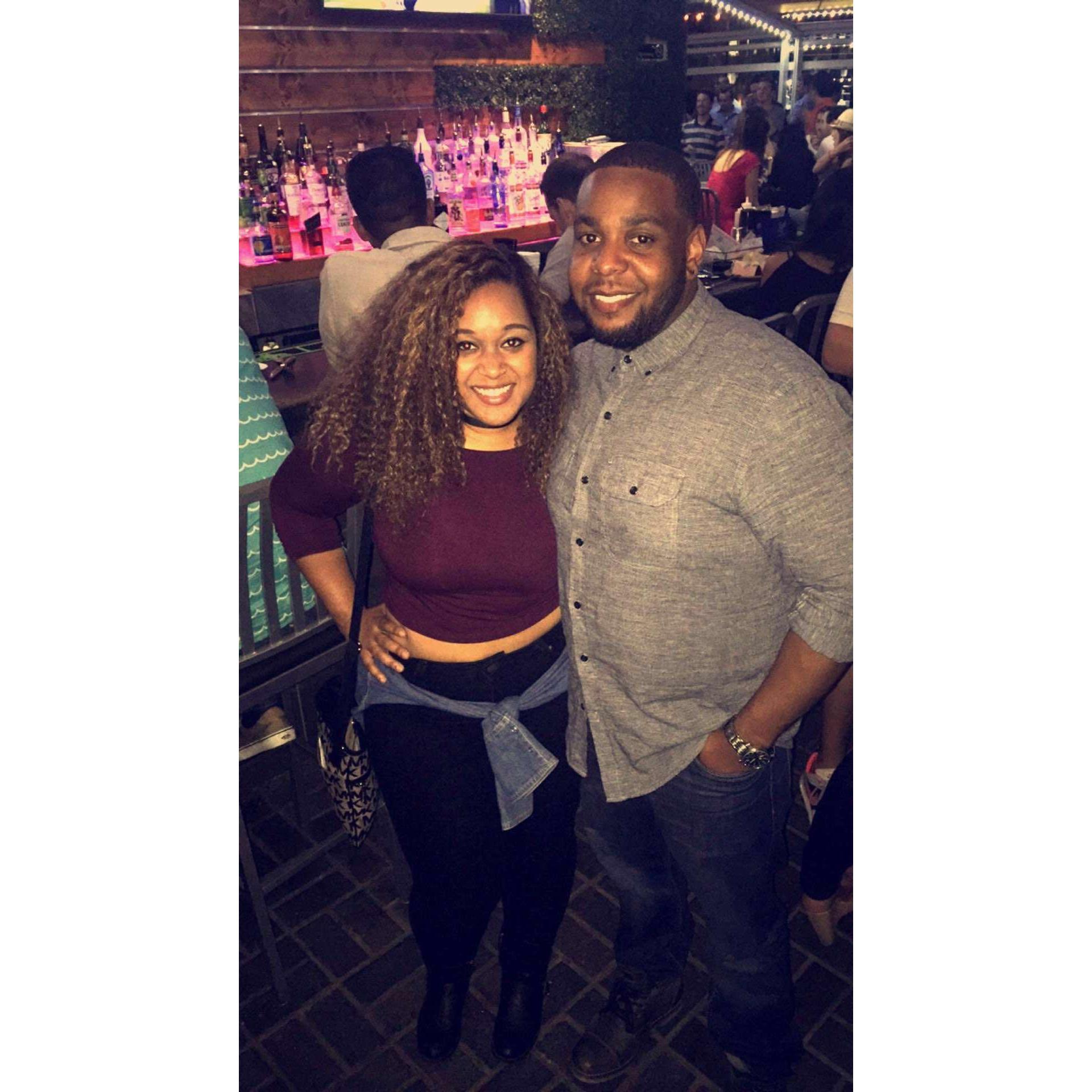 The end to one of our first dates at Don Titos, where we first locked eyes across a crowded room